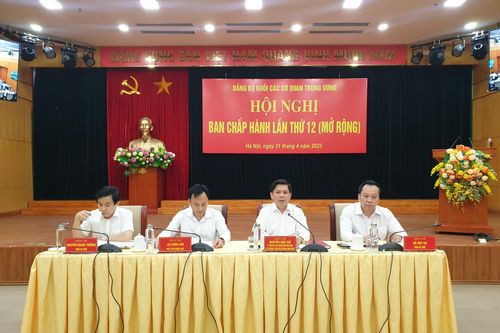 Kiện toàn Ban Chấp hành, Ban Thường vụ Đảng ủy Khối các cơ quan Trung ương