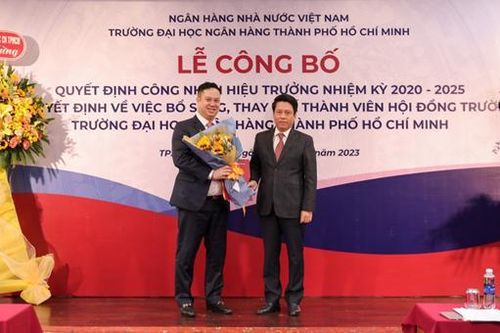 PGS.TS Nguyễn Đức Trung làm Hiệu trưởng Trường ĐH Ngân hàng TPHCM
