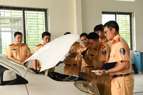 136 cán bộ CSGT tập huấn công tác kiểm định xe cơ giới
