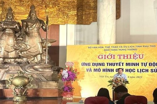 Bảo tàng Hùng Vương (Phú Thọ) ra mắt ứng dụng thuyết minh tự động và mô hình giờ học lịch sử