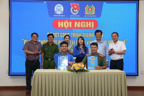 Hội nghị sơ kết công trình thanh niên 'Phòng, chống tội phạm tại Bệnh viện Trung ương Huế'
