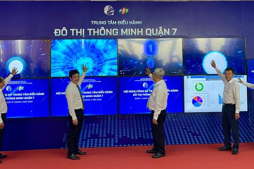 Quận 7 TP.HCM ra mắt Trung tâm điều hành đô thị thông minh
