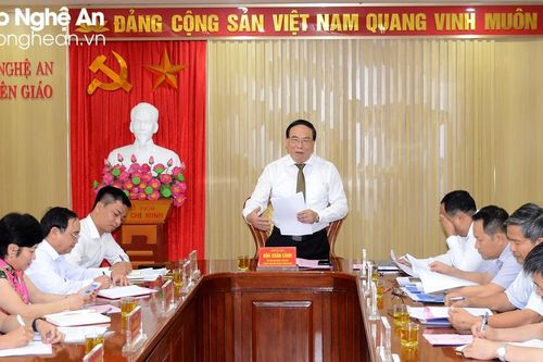 Đoàn công tác Ban Tuyên giáo Trung ương khảo sát việc thực hiện Chỉ thị số 24 -CT/TW của Ban Bí thư tại Nghệ An