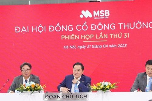 Cổ đông MSB không thông qua sáp nhập ngân hàng, thắc mắc việc chia cổ tức