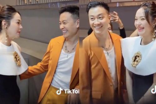 Minh Hằng hào hứng gặp lại Lương Mạnh Hải, visual U45 của nam diễn viên gây chú ý
