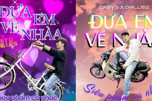Grey D và Chillies tự làm poster, phong cách từ những năm 'ơ kìa' khiến fan cười ngất