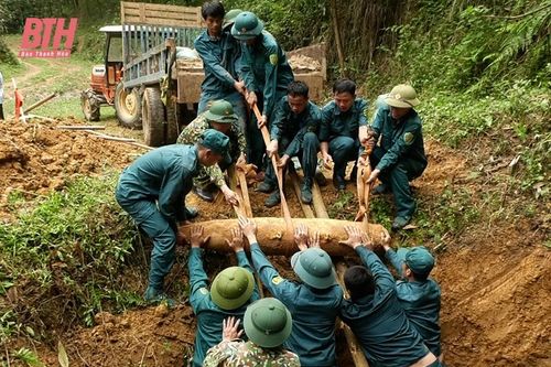 Phát hiện, tiêu hủy 2 quả bom sau chiến tranh tại xã Luận Thành