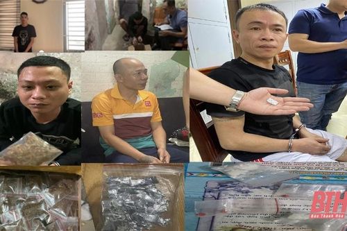 Công an TP Thanh Hóa 3 ngày bắt 5 vụ, 6 đối tượng phạm tội ma túy