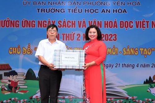 Hà Nội: Trường Tiểu học An Hòa hưởng ứng Ngày Sách và Văn hóa đọc