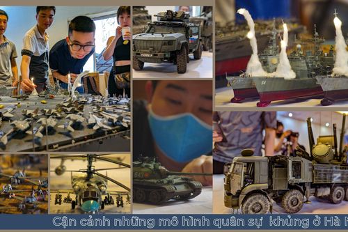 Sống động dàn mô hình quân sự khủng đang được trưng bày ở Hà Nội