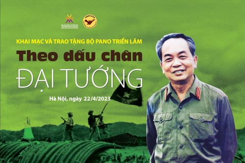 Triển lãm thơ diễn ca lịch sử 'Theo dấu chân Đại tướng'