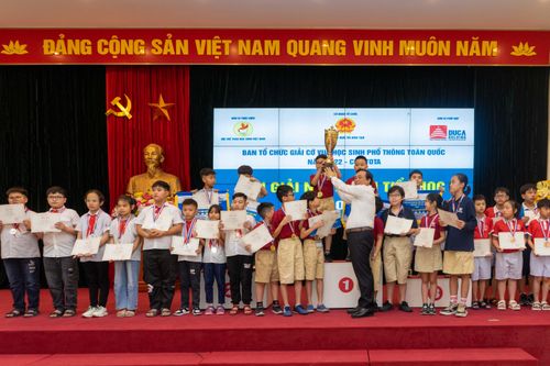 Trao giải cờ vua học sinh phổ thông toàn quốc năm 2022-CUP TOTA
