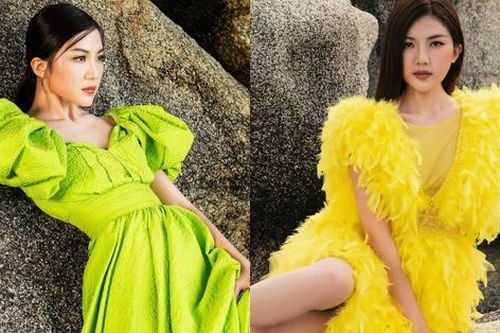 Lương Thanh khoe sắc rạng rỡ với đầm dạ hội