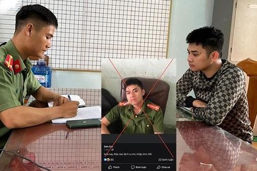 Chụp ảnh mặc trang phục CAND đăng facebook để câu view