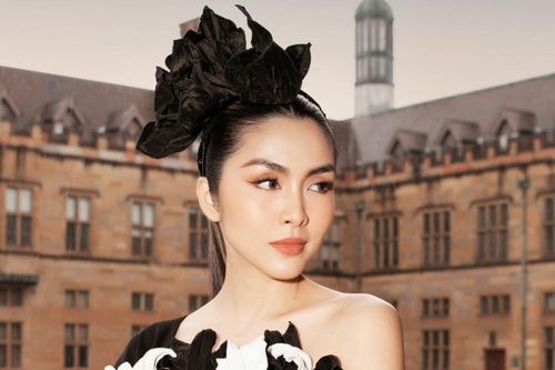 Tăng Thanh Hà, Hà Kiều Anh váy đen vai trần gợi cảm