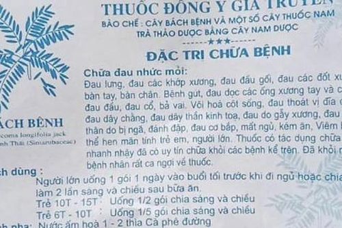 Nam bệnh nhân nguy kịch khi uống 'thuốc đông y gia truyền'