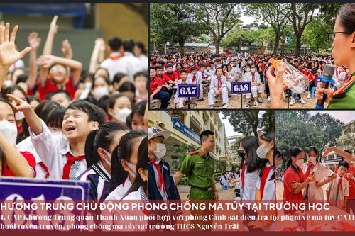 Hà Nội: Xem học sinh THCS hào hứng tham gia hỏi đáp về tác hại của ma túy