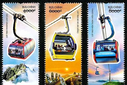 Phát hành bộ tem bưu chính 'Cáp treo hiện đại'