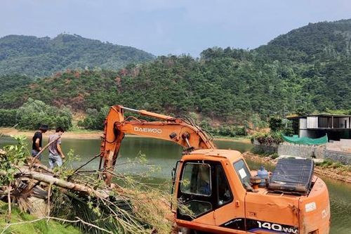 Huyện Sóc Sơn: Lại chấn chỉnh vi phạm trật tự xây dựng tại hồ Đồng Đò