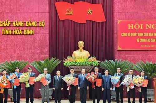 Điều động, bổ nhiệm nhân sự chủ chốt tỉnh Hòa Bình