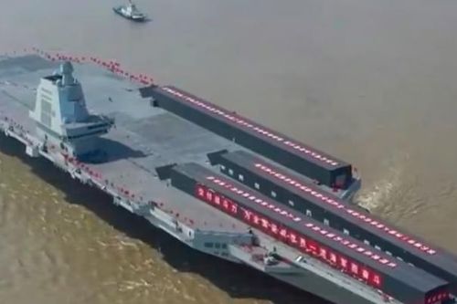 Tàu sân bay Phúc Kiến của Trung Quốc có thể phóng máy bay 'kiểu mới'
