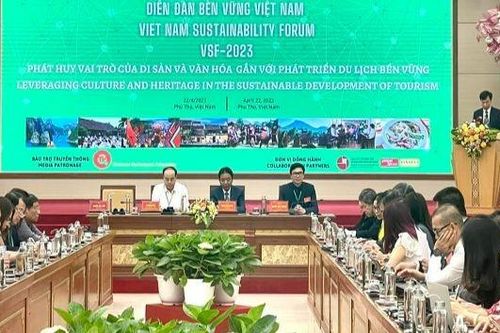 Diễn đàn Bền vững Việt Nam 2023: Phát huy vai trò của di sản văn hóa gắn với phát triển du lịch bền vững