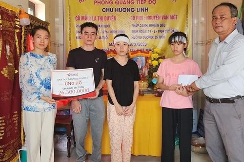 Trao 41 triệu đồng đến 2 hoàn cảnh ở Quảng Trị