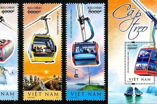 Bộ TT&TT phát hành bộ tem bưu chính 'Cáp treo hiện đại'