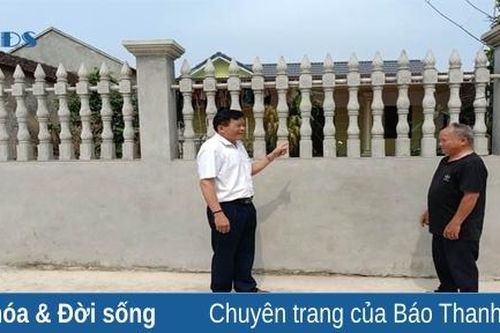 Bí thư chi bộ thôn gương mẫu, nói đi đôi với làm