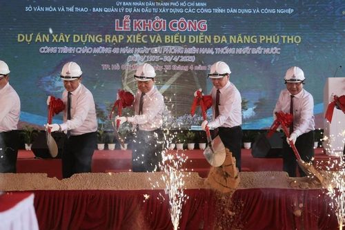 Khởi công dự án xây dựng Rạp xiếc và biểu diễn đa năng Phú Thọ