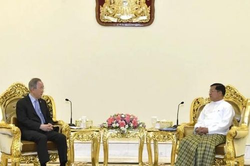 Cựu Tổng thư ký Liên hợp quốc Ban Ki-moon bất ngờ thăm Myanmar