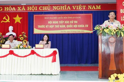 Cử tri An Giang gửi gắm nhiều kiến nghị đến Trung ương