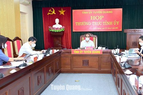 Thường trực Tỉnh ủy cho ý kiến một số nội dung quan trọng