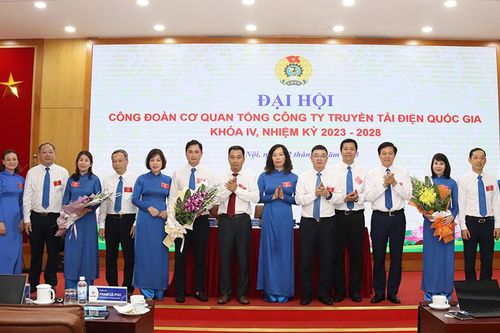 EVNNPT hoàn thành Đại hội Công đoàn cấp cơ sở nhiệm kỳ 2023-2028
