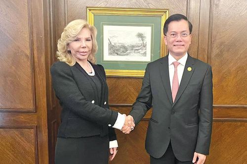 Thứ trưởng Bộ Ngoại giao Hà Kim Ngọc tiếp Lãnh sự danh dự của Việt Nam tại Paraguay
