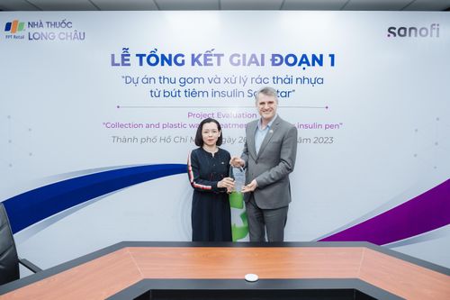 Thành quả xử lý bút tiêm insulin đã dùng của FPT Long Châu và Sanofi
