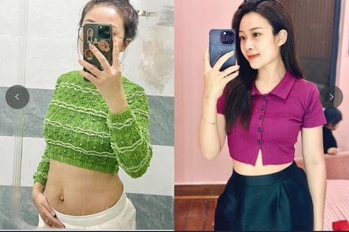 Cô giáo mầm non xứ Nghệ khoe vóc dáng sau khi sinh 2 con