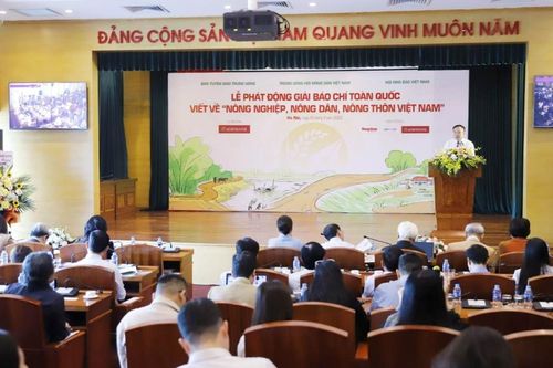 Phát động Giải báo chí toàn quốc viết về 'Nông nghiệp, nông dân, nông thôn Việt Nam'