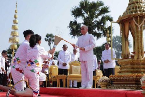 Thủ đô Phnom Penh đảm bảo an ninh trật tự cho lễ rước đuốc SEA Games 32