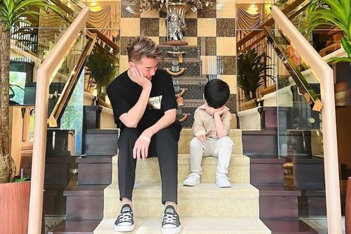 Còn nhỏ tuổi, nhóc tỳ nhà Đàm Vĩnh Hưng nhận xét như 'ông cụ non' khiến ba phải nài nỉ làm điều này