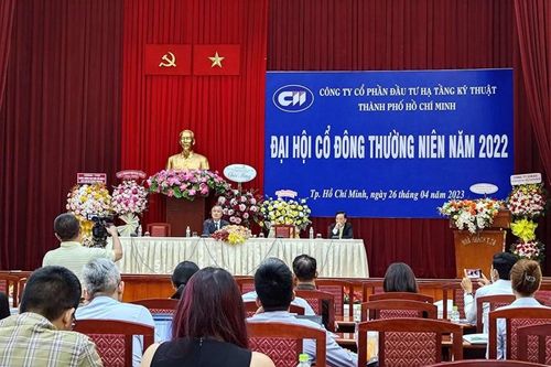 Đại hội bất thành, lãnh đạo CII vẫn tham gia thảo luận với cổ đông