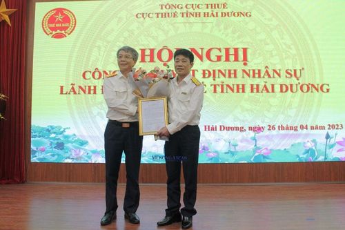 Hải Dương có tân Cục trưởng Cục Thuế tỉnh