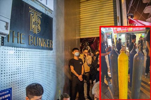 Kiểm tra hàng loạt các quán bar phố cổ, lại phát hiện, thu giữ 'bóng cười'