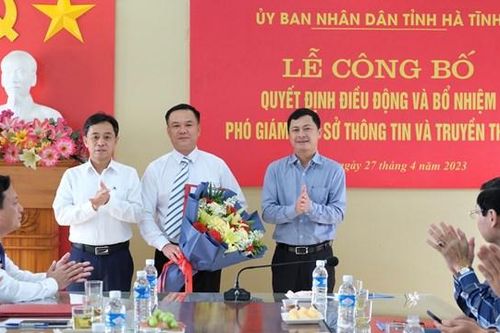 Hà Tĩnh có tân Phó Giám đốc Sở Thông tin truyền thông