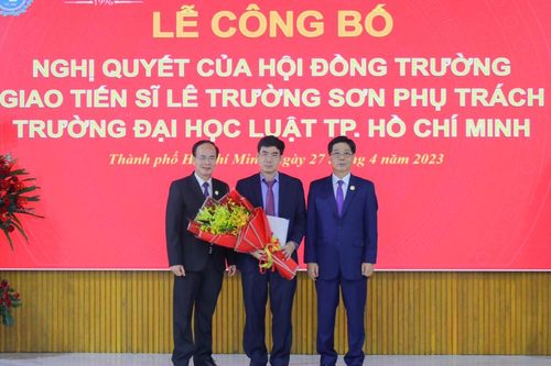 Tiến sĩ 52 tuổi phụ trách Đại học Luật TP.HCM