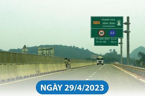 Cao tốc Mai Sơn - Quốc lộ 45 dự kiến thông xe ngày 29/4