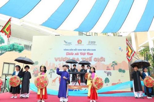 Hoàng Mai thắng lợi tại sân chơi 'Thiếu nhi Việt Nam - Vươn ra thế giới'