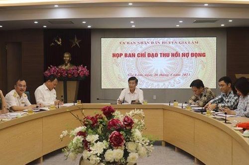 Huyện Gia Lâm thu gần 85 tỷ đồng tiền nợ thuế, phí