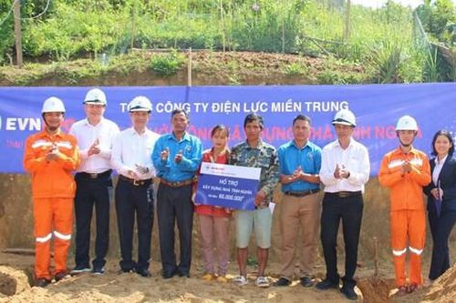 EVNCPC: Khởi công xây dựng nhiều nhà tình nghĩa