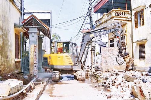 Lan tỏa phong trào hiến đất làm đường ở Hưng Yên
